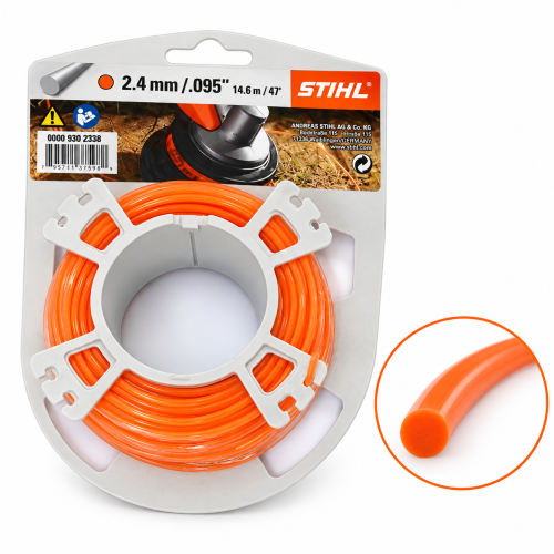 Żyłka okrągła STIHL 2,4mm 83m (pomarańczowa)